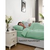 bienDo Fitted Sheet 160 x 200 cm, Bamboo Vegan Silk,