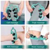 Upgraded Six-Wheel Muscle Roller - Arm & Leg Massager, Forearm