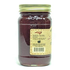 The Dutch Kettle Amish Homemade Style Seeded Strawberry Jam 2 - 19 oz Reusable Jars All Natural Non-GMO No Preservatives