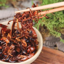 Premium Wild Termite Mushrooms in Vegetable Oil – 12.7oz Jar (360g) | Fresh Picked Within 48 Hours | Salted Yunnan Specialty | Gourmet Jizong Mushrooms高级鸡枞油鸡枞菌