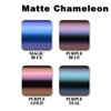 60"x84" (5FTx7FT) Purple Blue Chameleon Matte Car Auto Motorcycle Vehicle