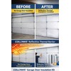 Garage Door Insulation Kit Reflective Foam Core Thermal Barrier 12x7