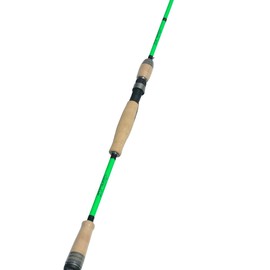 BoneHead Tackle CF Spinning Rod / 12' / 2 PC/MED/Heavy/Split Grip/Green