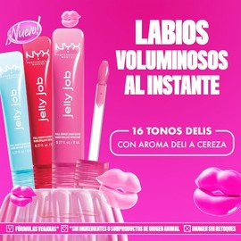 NYX Professional Makeup, Jelly Job Gloss -Tono Jellybean                                                                                              