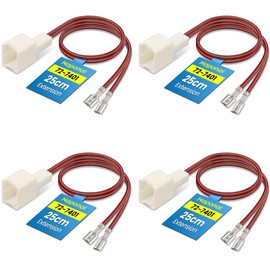 72-7401 Speaker Harness – Professional Car Door Speaker Wiring Adapter Plug with Thicker Longer Cable for Nissan Murano, Altima, Rogue, Frontier, Infiniti FX, M35, G25 (4PCS)