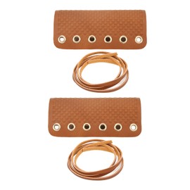 Motorcycle Hand Grip Cover Fiber Simulated Leather Anti Slip Retro Universal Handlebar Grip Wrap Brown