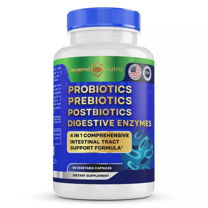 Legend Nutra Probiotics + Prebiotics + Postbiotics + Digestive Enzymes