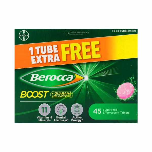 Berocca Boost Effervescent Tablets 30+15 Free