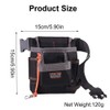 Tool Belt Pouch, Tool Waist Bag Oxford Cloth W/Adjustable Belt