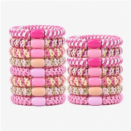 Carehabi Elastici Capelli Donna 15 Pezzi Elastici per Capelli Bambina Scrunchies Spessi e Resistenti Senza Metallo Anti-Strappo Mollettone Capelli Donna per Capeli Spessi, Lisci e Ricci