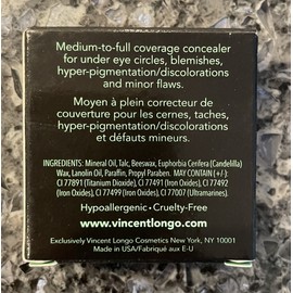 Vincent Longo Creme Cream Concealer Makeup #10504 Amber Eye Circles NIB