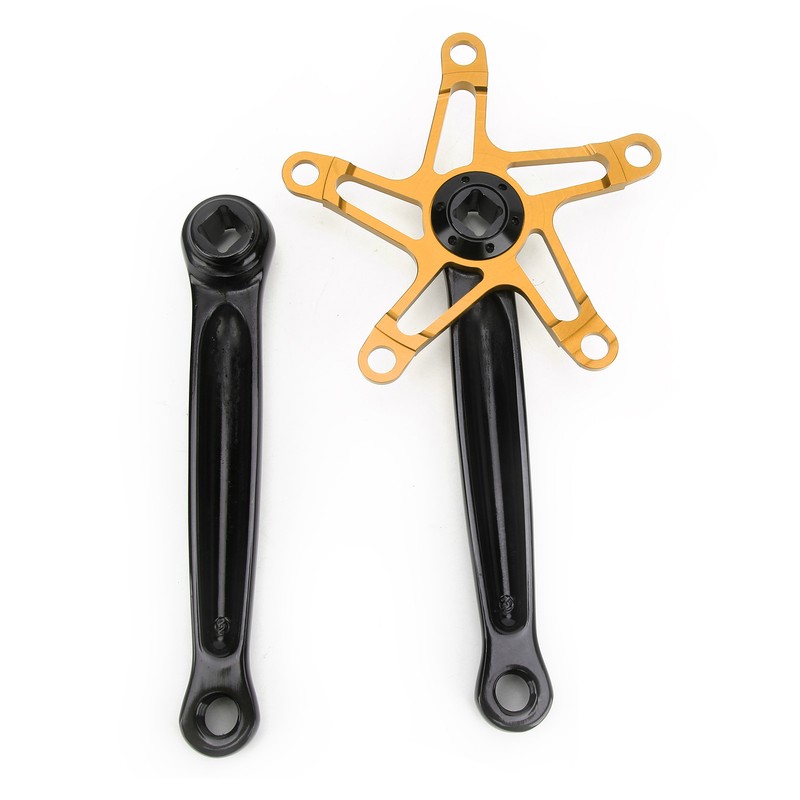Bolany Folding Bicycle Square Hole Crank 130BCD Sprocket Single Disc
