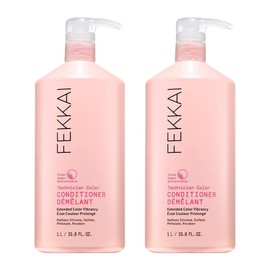 Fekkai Technician Color Conditioner - 1 Liter, Pack of 2 - Extends Vibrancy of Color-Treated Hair - Free of Sulfates, Parabens, Phthalates - Vegan, Cruelty-Free