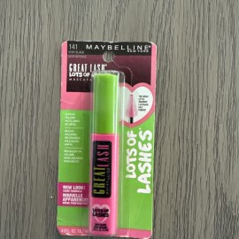 Maybelline Great Lash Lots of Lashes Washable Mascara, 141 Very Black