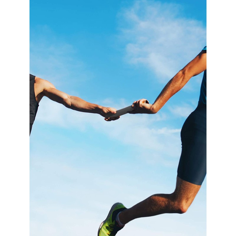 hnjzx Aluminum Baton Relay Baton, Colors 1 Pairs