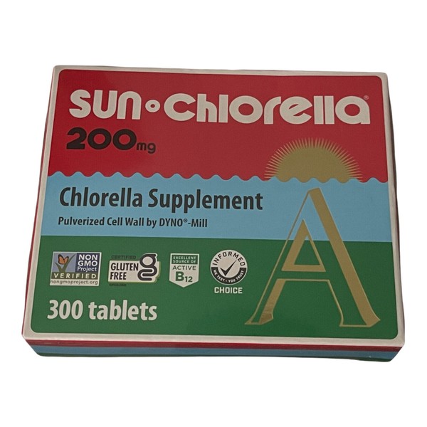 SUN CHLORELLA 200- Chlorella Supplement, Vitamin-Enriched and Vegan-Friendly