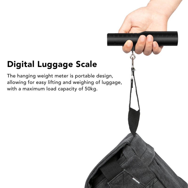 Digital Luggage Scale LCD Hanging Weight Gauge Automatic Data Locking