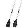 125cm Kayak Paddles Aluminum Magnesium Alloy Lightweight Paddles Detachable Kayaking