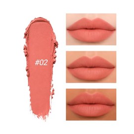 Erinde Lápiz Labial Mate, Lápiz Labial De Larga Duración, D02# | Resistente al Agua Lápiz Labial, Lápiz Labial Cremoso, con Punta que no se Pega y Maq