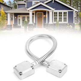 401 Stainless Steel Door Loop Wire Guard Wire Cover Cable Organizer Flexible Effective Protection for Exposed Mounting Access Control