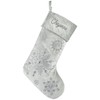Things Remembered Sage Green & Silver Jeweled Snowflake Stocking (Free