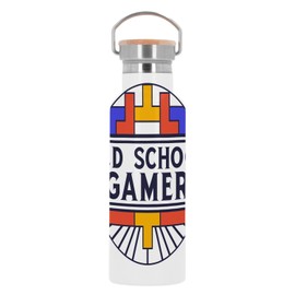 Edelstahlflasche Isolierte Thermosflasche - Old School Gamer Vintage Videospiel - 500 ml