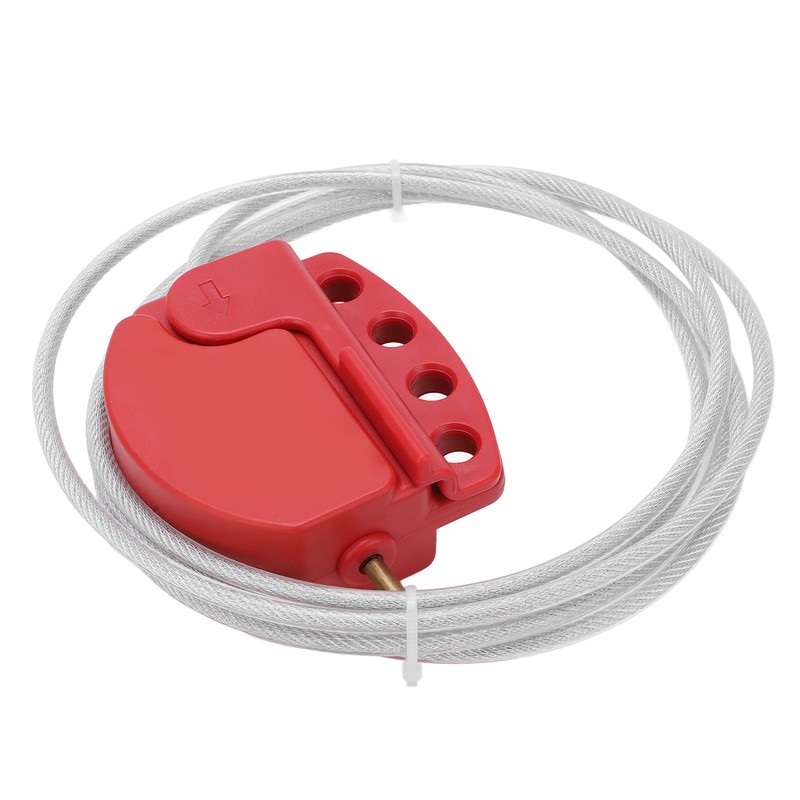 Cable Lockout Adjustable Design Corrosion Resistant Sturdy Durable Security Cable