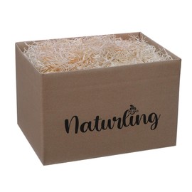 naturling Easter Grass 2.5 kg Natural Wood Wool for Easter Nest, Gift Baskets or Easter Decoration