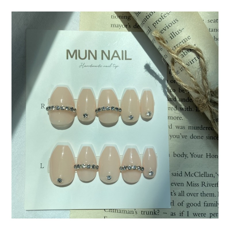 Wedding Ring Nail Tips - Square / 웨딩링 네일팁 -