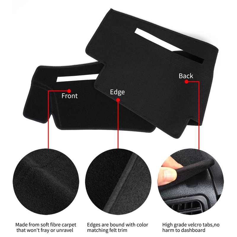 HanLanKa - Funda para salpicadero de salpicadero para Nissan Pathfinder