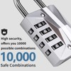 Heavy Duty, Combination Lock 4 Digit, Resettable, Waterproof Metal, School/Gym