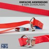 1 x 2-Piece Lashing Strap with Clamping Lock for Airline