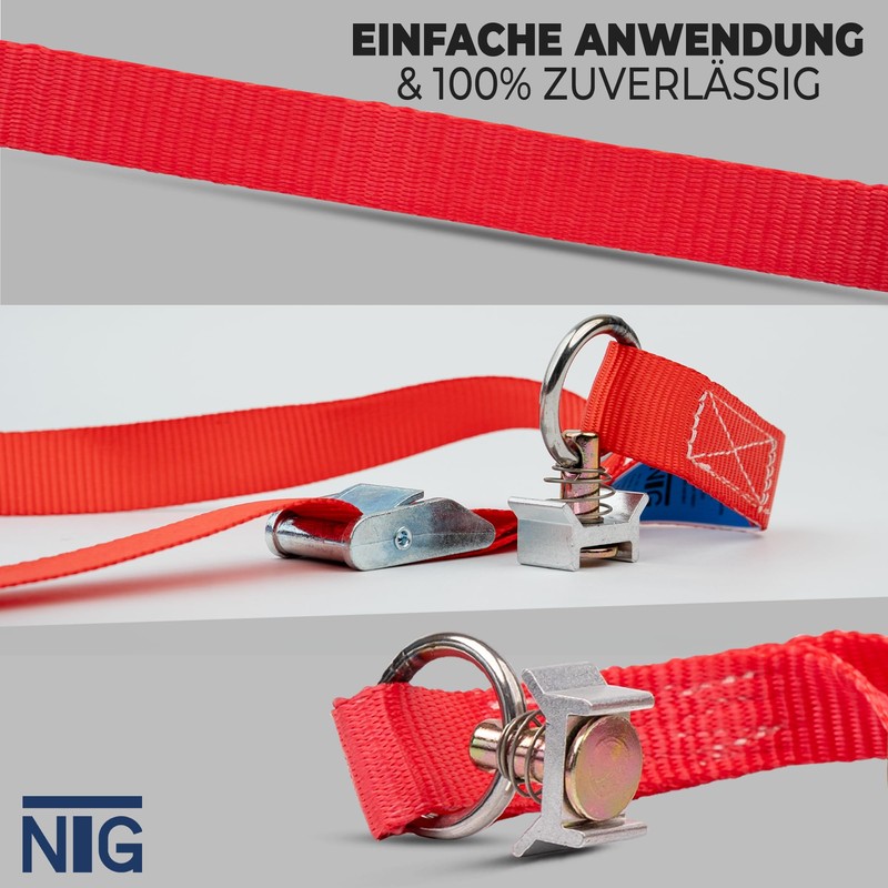 1 x 2-Piece Lashing Strap with Clamping Lock for Airline