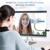 Eye Contact Webcam for desktop computer with Microphone & Stand,