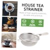 Ciieeo 1Pc Stainless Steel Tea Infuser with Ceramic Handle Fine
