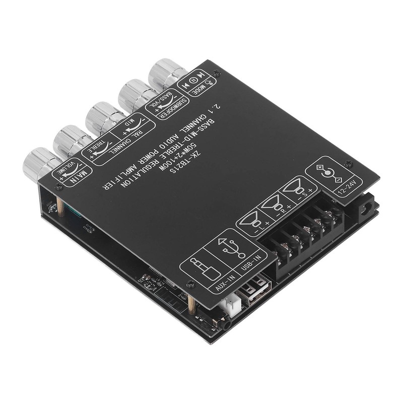 Bluetooth Power Amplifier Board Subwoofer 2.1 Channel 50W 50W 100W