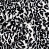 STOFFKONTOR Wellness Fleece Snow Leopard Fabric Sold by the Metre,