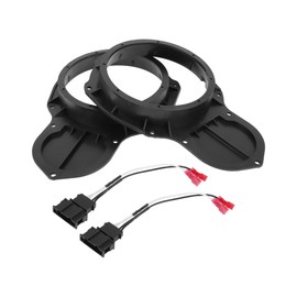 RATCHROLL Speaker Spacer Ring Tweeter Speaker Spacer Adapter for VOLKSWAGEN PASSAT Waterproof Speaker Subwoofer Mounting Spacer Bracket Ring ABS 2 Set