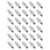 Adirxon 30-Pack Faceted C9 LED Replacement Bulbs, Warm White, Shatterproof