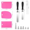 Icing Decoration Gun Set, Stainless Steel Dessert Decorating Syringe Set,