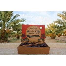 Rancho Las Novias. 5LB LARGE FRESH ARIZONA'S GROWN PREMIUM ORGANIC MEDJOOL DATES.