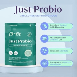 B-FIT Just Probio - Probióticos con Tecnología DuoCap