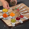 Minteem Measuring Cups and Spoons Set, Stainless Steel Measuring Cups