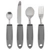 4Pcs Adaptive Utensils Weighted Non Slip Rubber Handle for Hand
