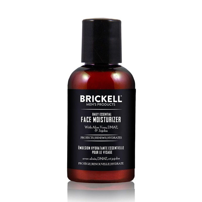 Brickell Men's Products Daily Essential Face Moisturizer, 2 Ounce