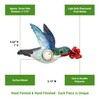 Waterwood Hand Painted Hummingbird Doorbell - Wired & Illuminated Push