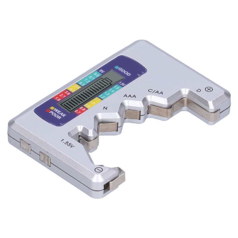 Battery Tester Universal Household Capacity Checker for D C AA