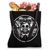 Creepy Radioactive Girl With Gas Mask Vintage Disturbing Tote Bag