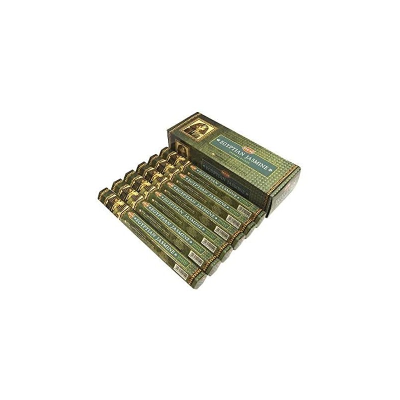 Hem Egyptian Jasmine Incense Sticks, 20 Sticks x 6 Packs