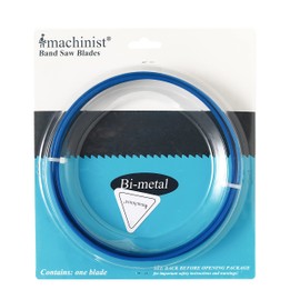 Imachinist S621224SS M42 62" Long, 1/2" Wide, 0.025" Thick, 24 TPI, Bi-Metal Bandsaw Blades for Cutting Stainless Steel, Constant Teeth